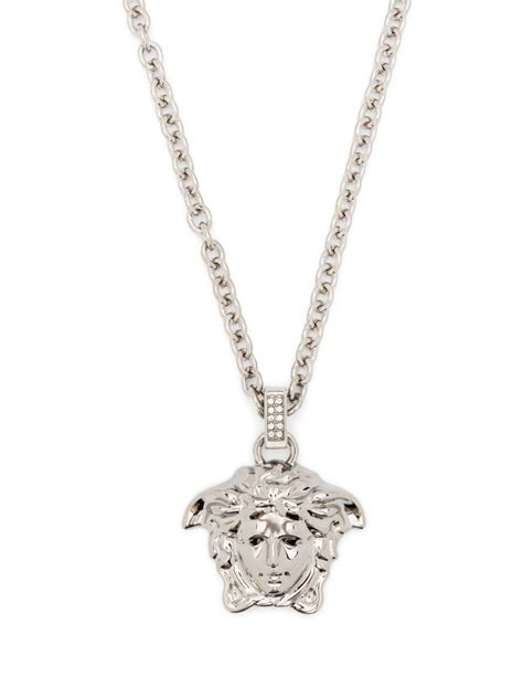 versace anhänger silber|versace necklace farfetch.